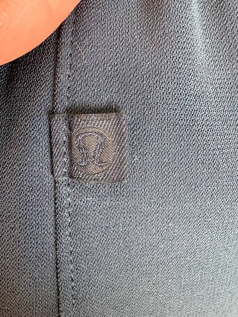 lululemon athletica Noir Pant Navy Wide-Leg Tie-Waist - Picture 4 of 5